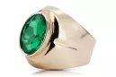 Ring Vintage Jewlery Emerald Original Vintage 14K Rose Gold vrc296r